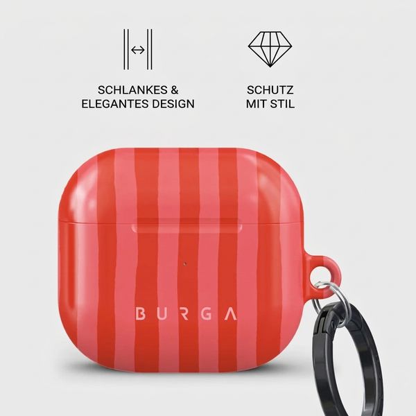 Burga Hardcase Hülle  Apple AirPods 3 - Pomegranate