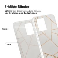 imoshion Design Hülle für das Motorola Moto G54 - White Graphic