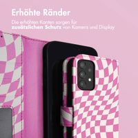 imoshion Design Klapphülle Samsung Galaxy A33 - Retro Pink