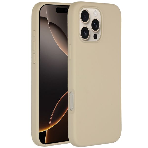 Accezz Liquid Silikoncase mit MagSafe Apple iPhone 16 Pro Max - Stone