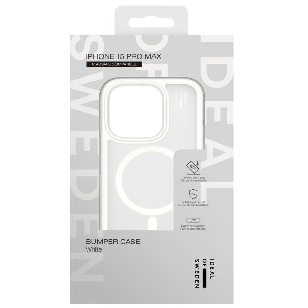 iDeal of Sweden Bumper Case MagSafe Apple iPhone 15 Pro Max - Cloudy White