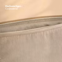 Selencia Cord Laptop Hülle 13-14 Zoll - Laptop Sleeve - Beige