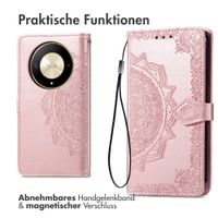 imoshion Mandala Klapphülle für das Honor Magic 6 Lite - Rose Gold