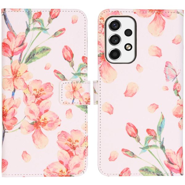 imoshion Design TPU Klapphülle für das Samsung Galaxy A53 - Blossom Watercolor