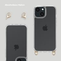 Selencia Backcover mit abnehmbaren Haken Apple iPhone 15 - Transparent