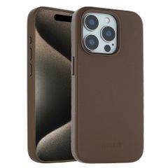 Accezz MagSafe Leather Backcover Apple iPhone 15 Pro - Kaffeebraun