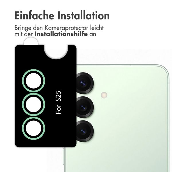 imoshion 2er-Pack Objektivschutz für Kamera für das Samsung Galaxy S25 - Mint