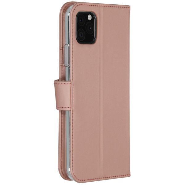 Accezz Wallet TPU Klapphülle Roségold für das iPhone 11 Pro Max