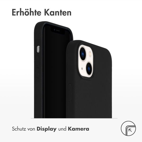 Accezz Liquid Silikoncase mit MagSafe für das Apple iPhone 14 Plus - Schwarz