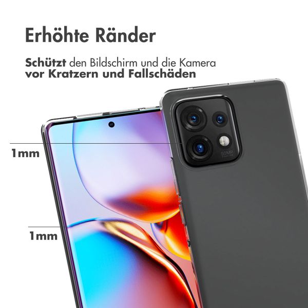 Accezz Clear TPU Backcover Motorola Edge 40 Pro - Transparent