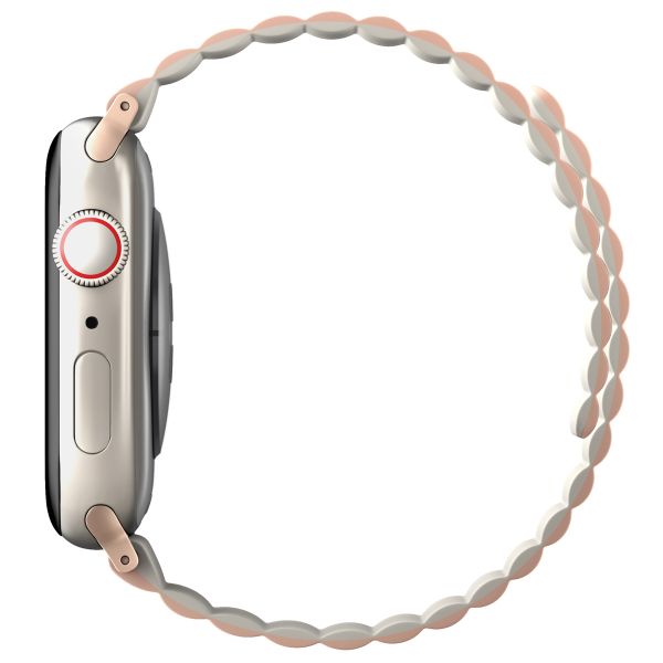 Uniq Revix doppelseitiges Armband für die Apple Watch Series 1 bis 10 / SE / Ultra (2) (44/45/46/49 mm) - Pink/Beige