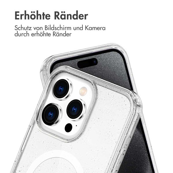 imoshion Sparkle Back Cover mit MagSafe für das iPhone 15 Pro - Transparent