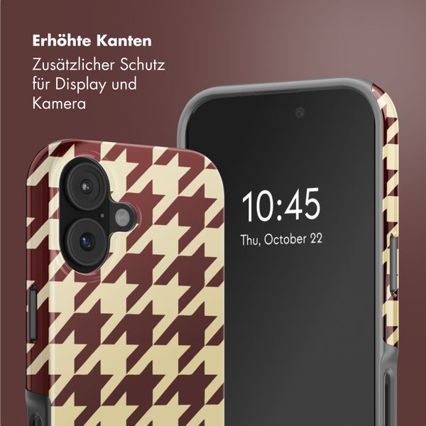 Selencia Vivid Rückabdeckung mit MagSafe Apple iPhone 17 - Pied-de-Poule