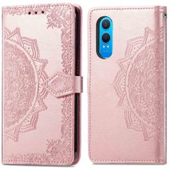 imoshion Mandala Klapphülle für das OnePlus Nord CE 4 Lite 5G - Rose Gold