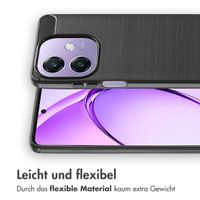 imoshion Brushed Back Cover für das Oppo A40 4G / Oppo A40M 4G - Schwarz