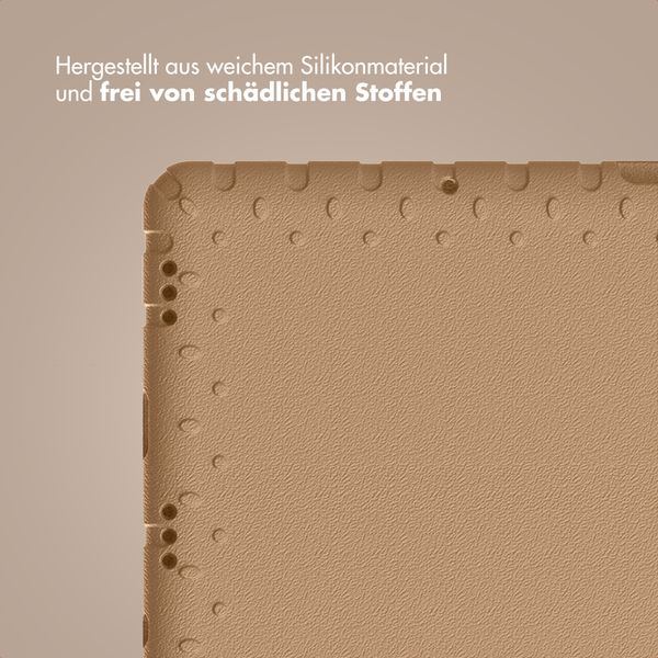 imoshion Schutzhülle mit Handgriff kindersicher Samsung Galaxy Tab A11 Plus / A9 Plus - Braun
