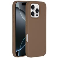 Accezz Liquid Silikoncase mit MagSafe für das iPhone 16 Pro Max - Light Brown