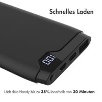 imoshion Powerbank - 6000 mAh - Schnelles Aufladen - Schwarz