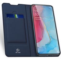 Dux Ducis Slim TPU Klapphülle Dunkelblau für das Oppo Find X2 Neo