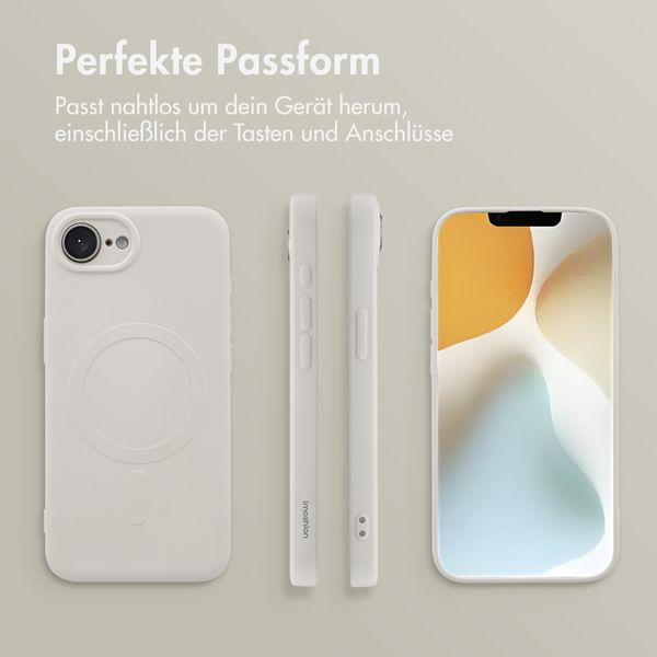 imoshion Color Back Cover mit MagSafe Apple iPhone 16e - Beige