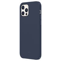 Valenta Luxe Leather Backcover für das iPhone 12 (Pro) - Dunkelblau