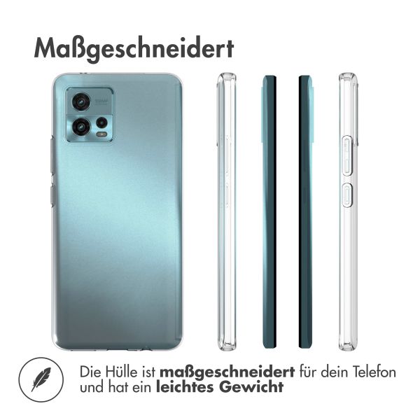 Accezz TPU Clear Cover für das Motorola Moto G72 - Transparent