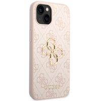 Guess 4G Metal Logo Back Cover Apple iPhone 15 - Rosa