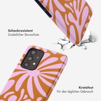 Selencia Vivid Tough Back Cover für das Samsung Galaxy A53 - Modern Bloom Pink