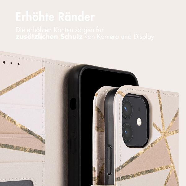 imoshion Design Klapphülle Apple iPhone 11 - Beige Graphic