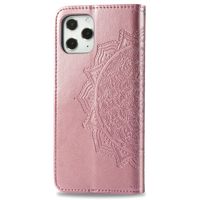 Mandala Klapphülle Apple iPhone 12 (Pro) - Roségold