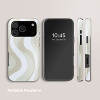 Selencia Vivid Rückabdeckung mit MagSafe Apple iPhone 17 Pro - Desert Waves Beige