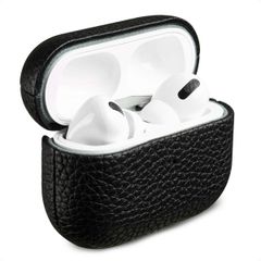 Accezz Echtes Leder Case Apple AirPods Pro - Schwartz