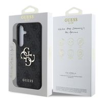Guess 4G Metal Logo Back Cover für das Samsung Galaxy S25 Plus - Black