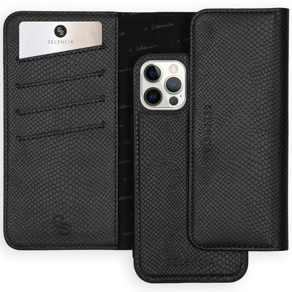 Selencia Clutch Klapphülle mit herausnehmbarem Backcover iPhone 12 (Pro)