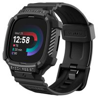 Spigen Rugged Armor™ Pro Case für die Fitbit Versa 4 / Sense 2 - Schwarz