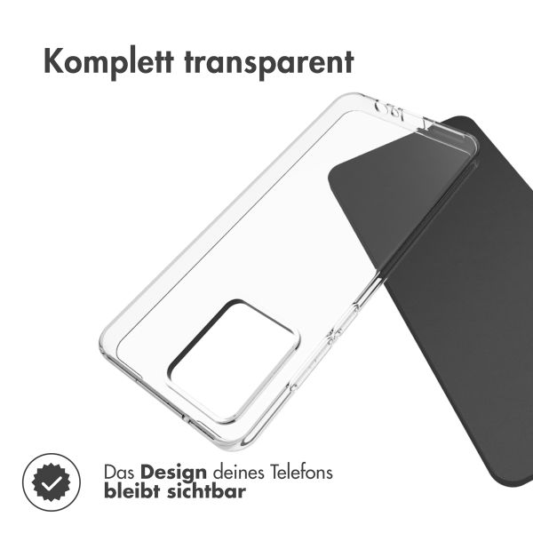 Accezz TPU Clear Cover für das Motorola Moto G84 - Transparent