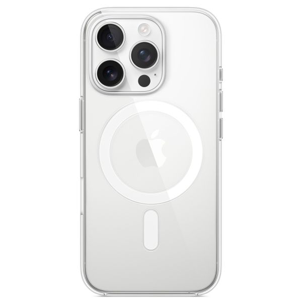 Apple Clearcase für das Apple iPhone 16 Pro + Apple MagSafe kabelloses Ladegerät 25 W - 1 Meter