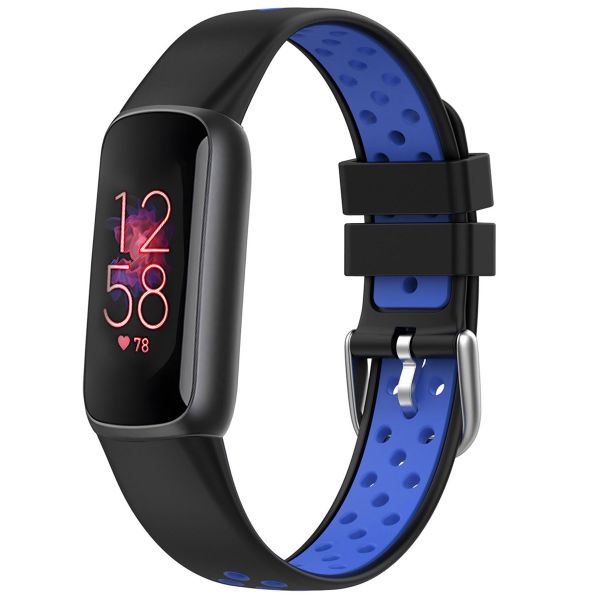 imoshion Silikonband Sport für das Fitbit Luxe - Schwarz/Blau