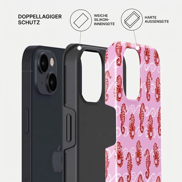 Burga Tough Back Cover MagSafe Apple iPhone 15 - Coral Reef