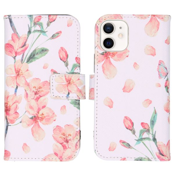 imoshion Design TPU Klapphülle für das iPhone 12 Mini - Blossom Watercolor