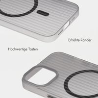Accezz Lite Backcover mit MagSafe | Fluted | Apple iPhone 14 - Grau