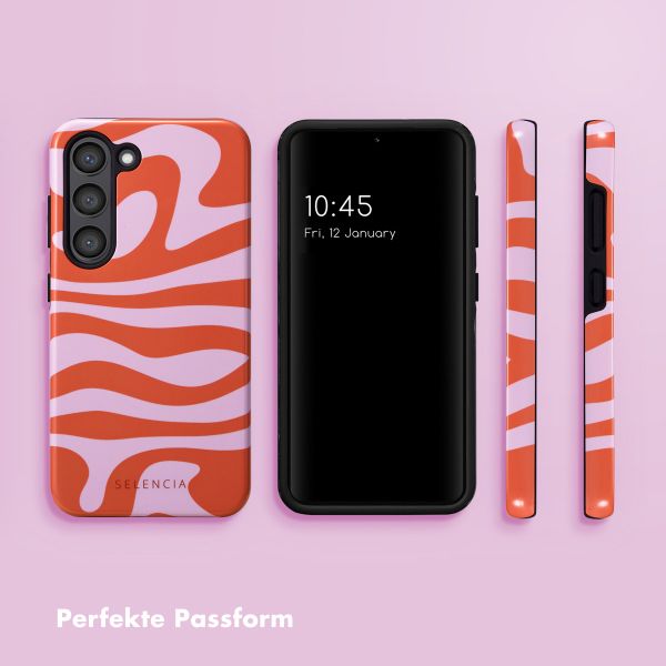 Selencia Vivid Back Cover Samsung Galaxy S23 - Dream Swirl Pink