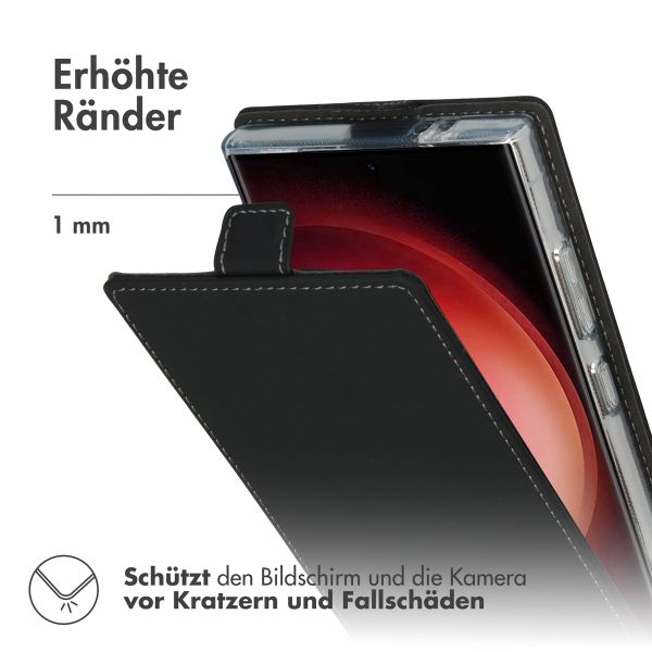 Accezz Flip Case Samsung Galaxy S24 Ultra - Schwarz