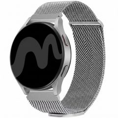imoshion Magnetisches Milanaise Armband -   Universelle 22 mm Anschluss - Größe M - Silber
