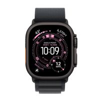 Apple Alpine Loop Armband für  Apple Watch Series 1 - 11 / SE / Ultra (44/45/46/49 mm) - Größe M - Black / Black Titanium
