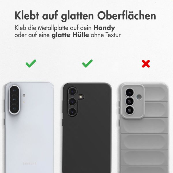 imoshion Metallplättchen für magnetische Halterungen - Grau