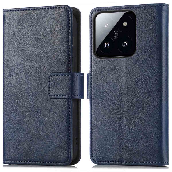 imoshion Luxuriöse Klapphülle Xiaomi 14T - Dunkelblau