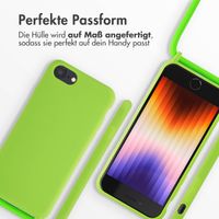 imoshion SilikonHülle mit Band Apple iPhone SE (2022 / 2020) / 8 / 7 - Fluor Groen