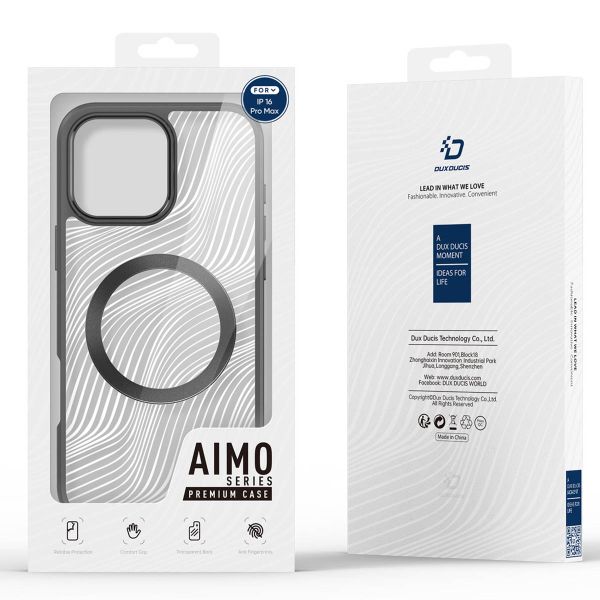 Dux Ducis Aimo Back Cover mit MagSafe für das iPhone 16 Pro Max - Transparent