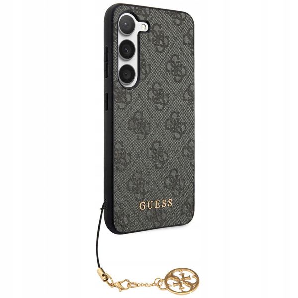 Guess 4G Classic Logo Back Cover Charm Samsung Galaxy S24 Plus - Schwarz